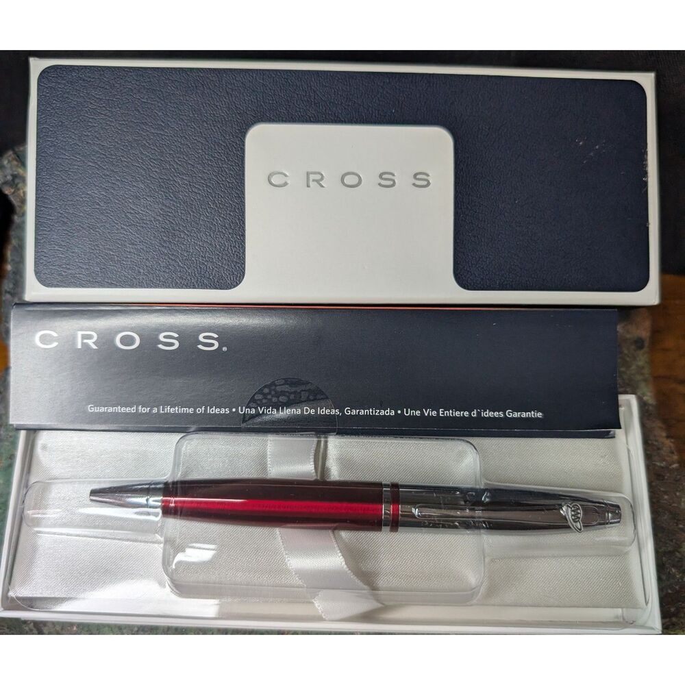 Cross Red & Silver Pen – AAA 100th Anniversary Boxed Set w/ Guarantee